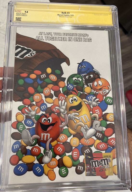 Hulk #3 CGC SS 9.8 Nakayama Variant Signed by Donny Cates & Ryan Ottley (Marvel) 