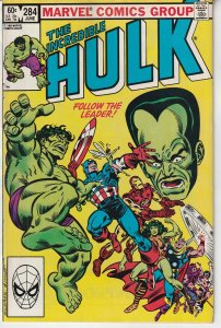 Incredible Hulk(vol. 3)# 284 Hulk and The Avengers vs The Leader !