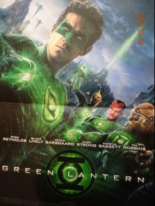 GREEN LANTERN  Promo Poster, 12 x 17,  DC Unused more in our store 548