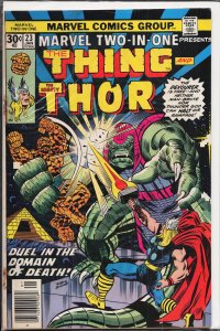 Marvel Two-in-One #23 (1977) The Thing