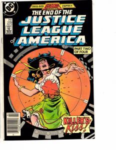 Lot Of 3 Justice League Of America DC Comic Books # 195 258 259 Batman Flash AK7