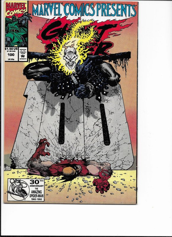 Marvel Comics Presents #100 Newsstand Edition (1992)