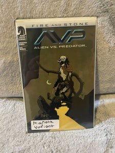 Aliens Vs Predator #1 Comic Book 2014 AVP Fire And Stone Mike Mignola Cover