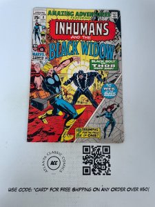 Amazing Adventures Feat. The Inhumans & The Black Widow # 8 FN- Marvel 14 J225