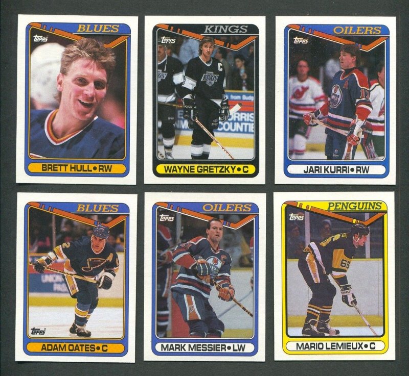1990 Topps Hockey Set (396) Wayne Gretzky MINT
