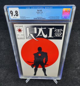 Rai #0 - 1st Full App Bloodshot/ Origin & 1st App New Rai/ MATTE (CGC 9.8) 1992