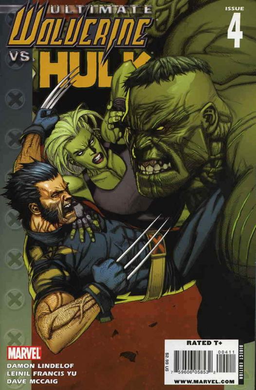 Ultimate Wolverine vs. Hulk #4 VF/NM; Marvel | save on shipping - details inside