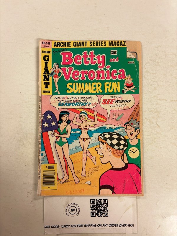 Betty and Veronica #248 GD Archie Comic Books Jughead 7 HH97