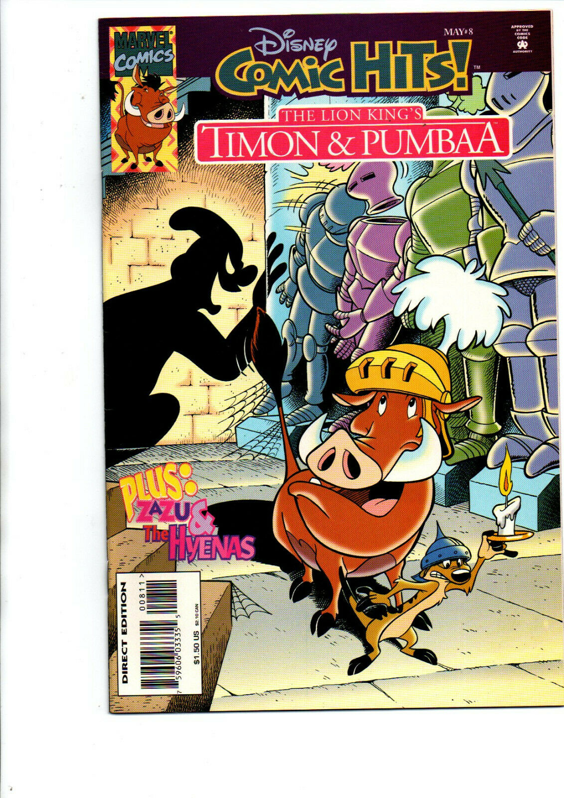 Disney Comics Hits! #8 - Lion King: Timon & Pumbaa - 1995 - VF/NM | Comic Books - Modern Age, Disney, Cartoon Character / HipComic Disney Comics Hits! #8 - Lion King: Timon & Pumbaa - 1995 - VF/NM | Comic Books - Modern Age, Disney, Cartoon Character / HipComic