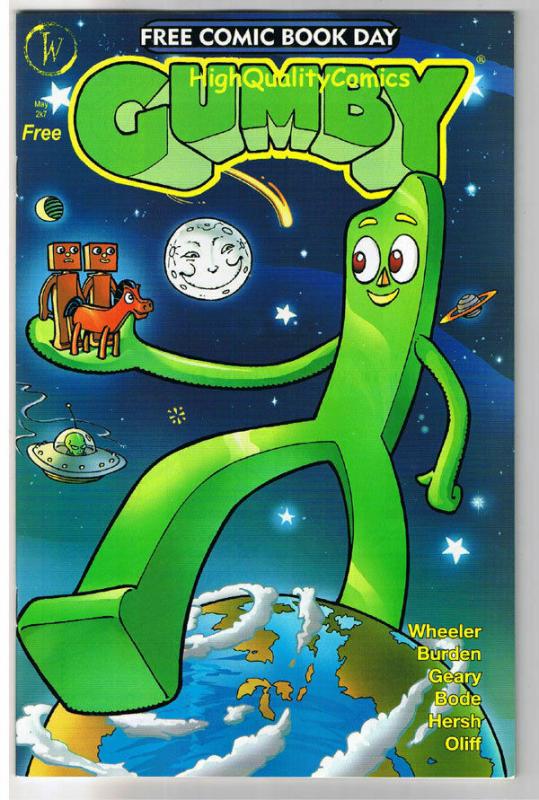 GUMBY, FCBD, NM, Promo, Rick Geary, Mark Bode, Shannon Wheeler,  2007,