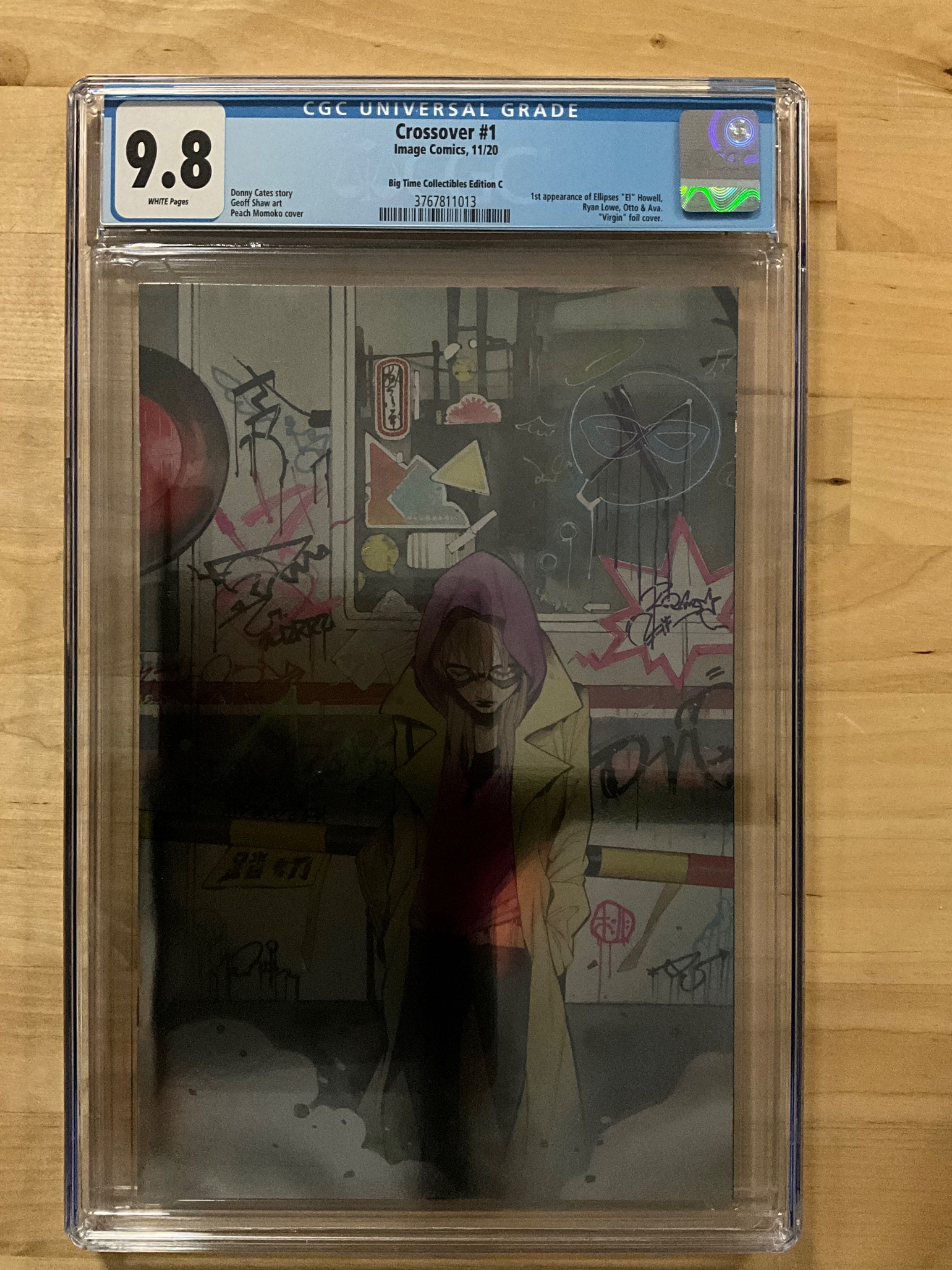 Crossover #1 Big Time Momoko Foil Virgin Edition C (2020) CGC 9.8