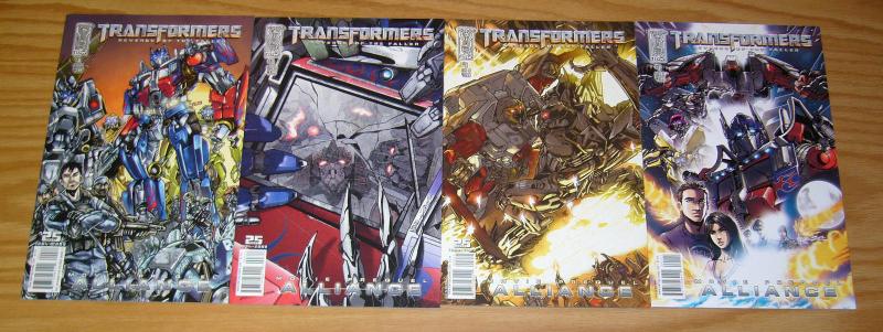 Transformers: Revenge Of The Fallen Prequel - Alliance #1-4 VF/NM complete set A