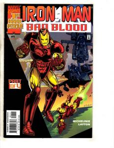 12 Iron Man Marvel Comics Bad Blood 1 2 3 4 + House Of M 3 + 1 1 2 3 4 5 6 CR44