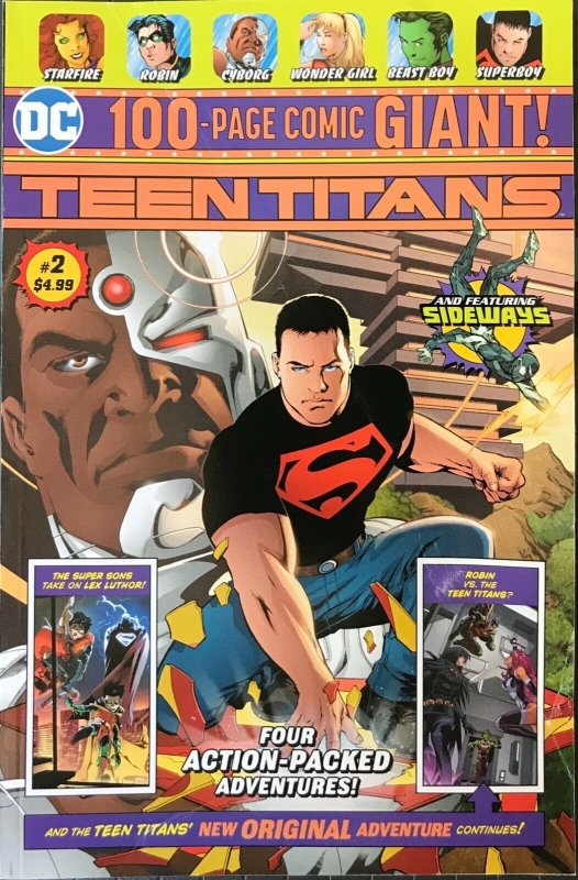 TEEN TITANS GIANT 100 Page Comic Issue 2 —  2018 DC Comics VG Cond 4.99 Cover