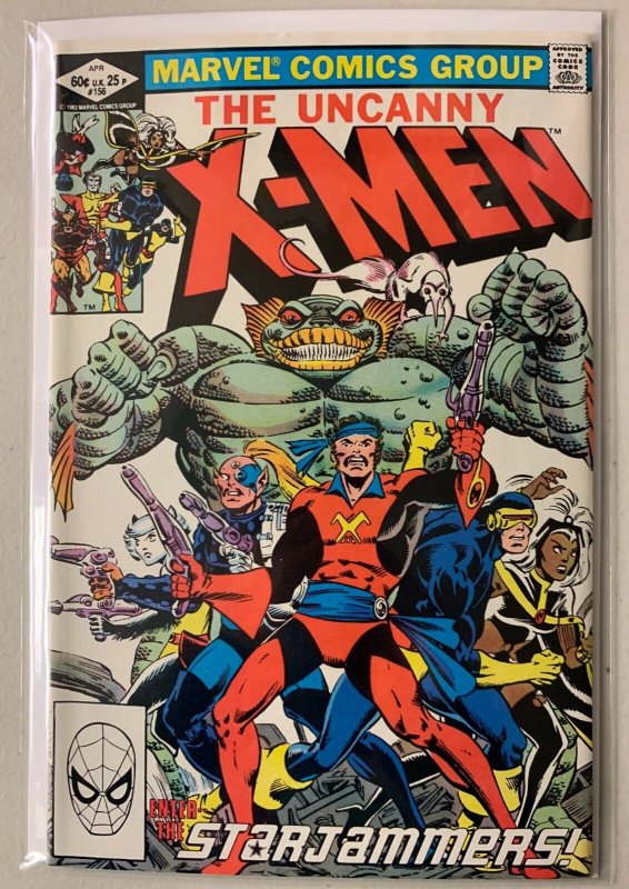 Uncanny X-Men #156 Direct Marvel 1st Series (6.0 FN) origin of Corsair (1982)