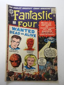 Fantastic Four #7 (1962) GD+ Cond piece missing from last page (ad page), ink fc