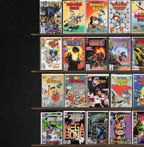 Huge Lot 120+ Comics with Donald Duck, Superman, Captain America & More!