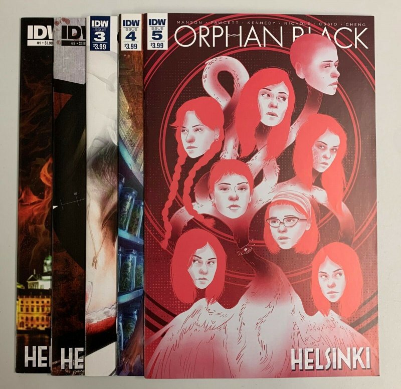 Orphan Black Helsinki #1-5 Set (IDW 2015) 1 2 3 4 5 Graeme Manson (9.0+)