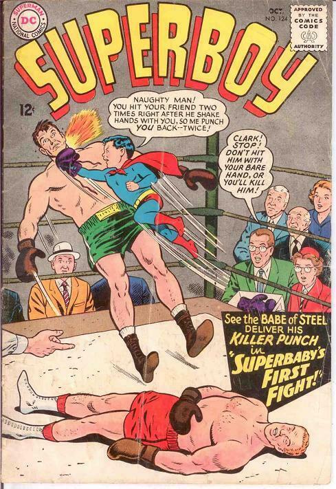 SUPERBOY 124 FAIR  October 1965 Superbaby's First Fight COMICS BOOK