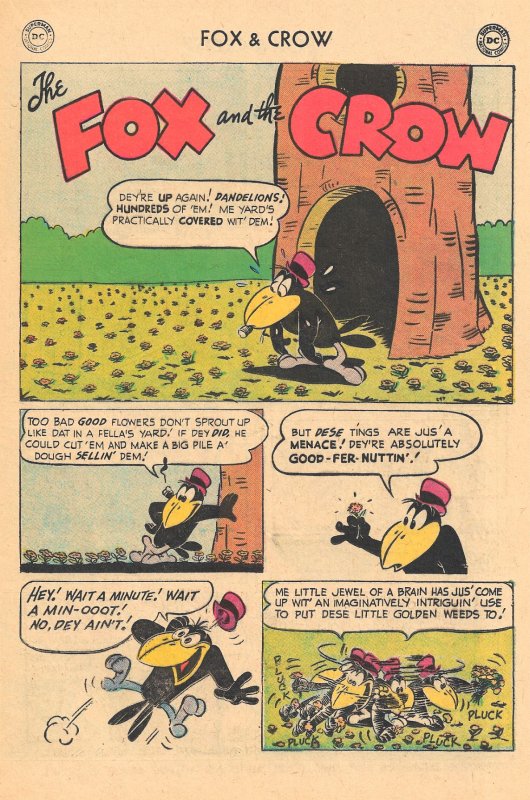 FOX AND THE CROW #28 (Oct 1955) 5.0 VG/FN  36 Pages of Madcap Jim Davis Hijinx!