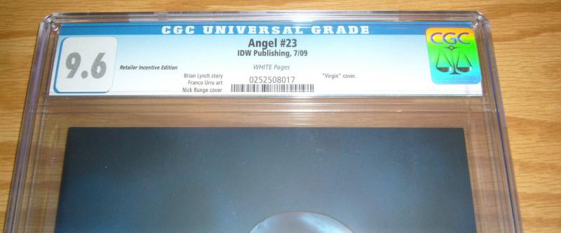 Angel #23 CGC 9.6 retailer incentive edition - virgin cover A - buffy vampire