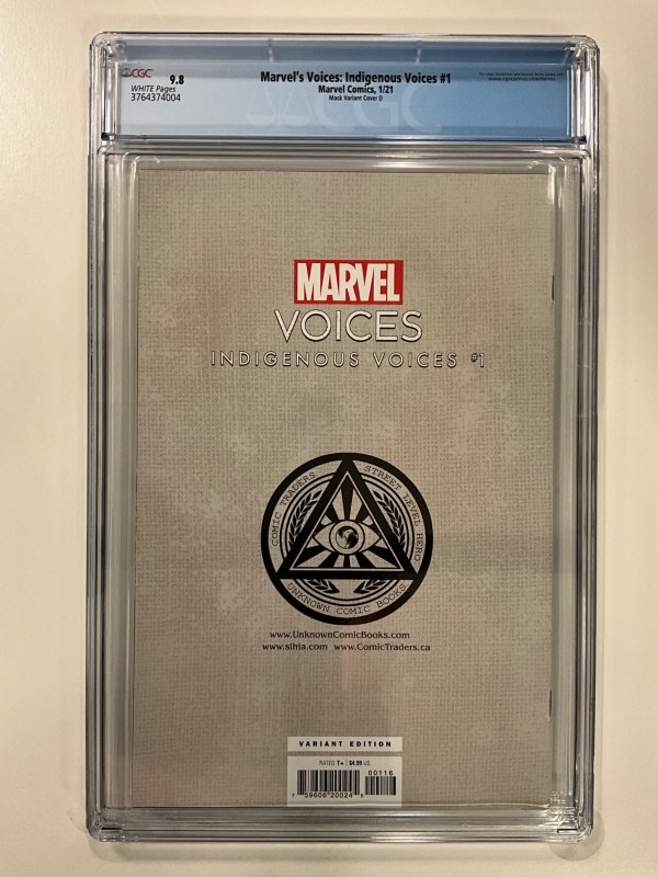 Marvel's Voices: Indigenous Voices Mack Cover D (2021) CGC 9.8