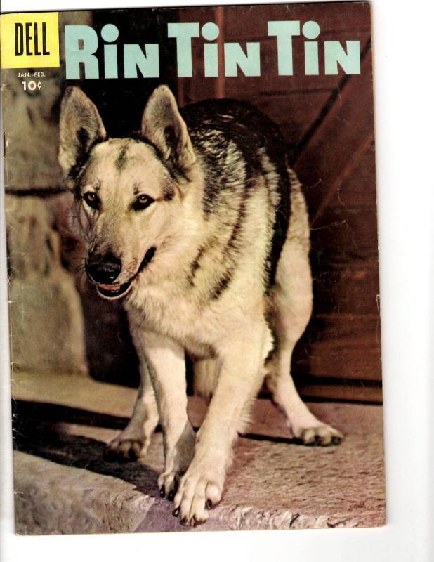 Rin Tin Tin # 17 FN 1957 Dell Silver Age Comic Book Photo Cover JL17