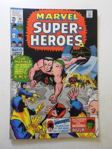Marvel Super-Heroes #25 (1970) FN- Condition! moisture stain