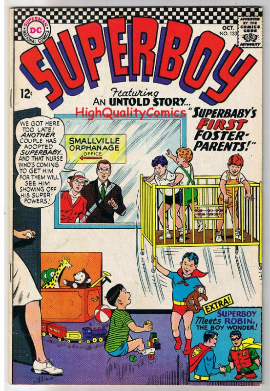 SUPERBOY #133, FN, Clark Kent, Robin, Smallville, 1949, more in store