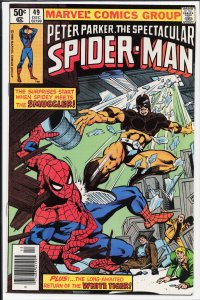 The Spectacular Spider-Man #49 Newsstand Edition (1980) Spider-Man