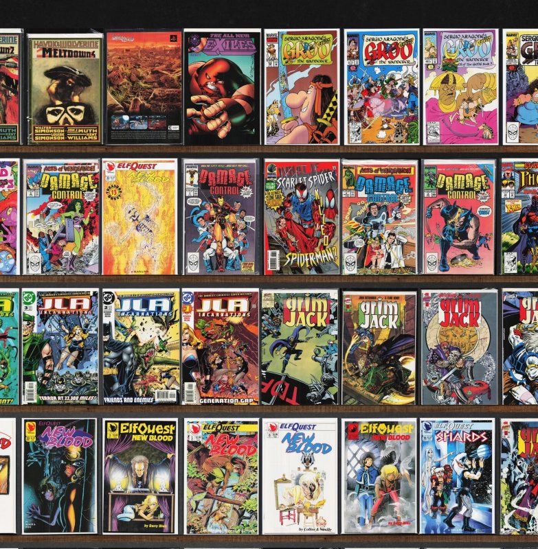 Huge Lot 150+ Comics with Grimjack, Ultimate X-Men, Cable & More!