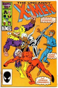 X-MEN #215, VF/NM, Wolverine, Chris Claremont, Uncanny , 1987 more in store