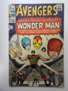 The Avengers #9  (1964) GD+ Condition!  Moisture stain