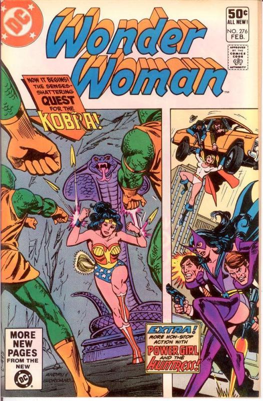 WONDER WOMAN 276 F-VF Feb. 1981 COMICS BOOK