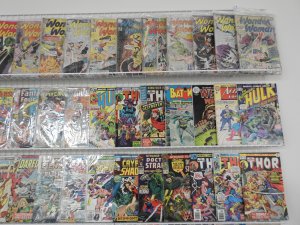 Huge Lot 140+ Silver/Bronze Comics W/ Wonder Woman, Thor, Hulk, +More! SEE DESC