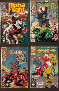 Lot of 4 Comics (See Description) Excalibur