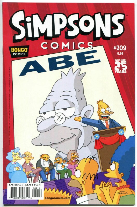 SIMPSONS COMICS #209, VF, Bart, Homer, Marge, Maggie, more in store