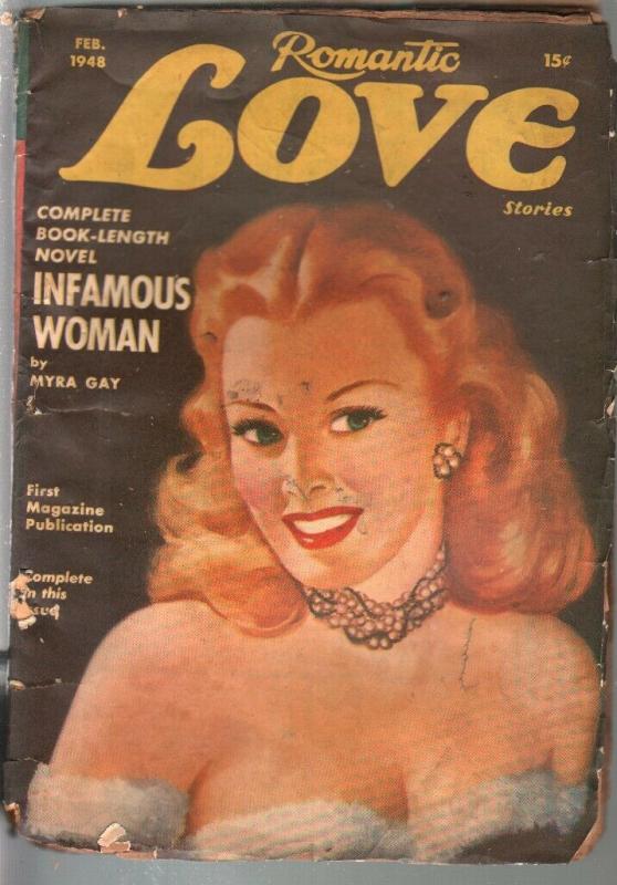 Scrap Book 2/1948-Myra Gay-pin-up girl portrait cover-FR