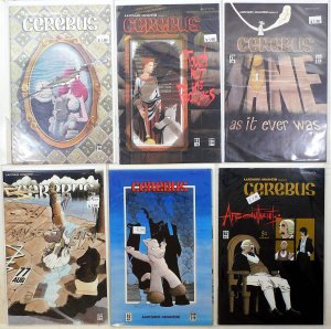Cerebus Lot of 6 #62, 70, 73, 77, 83, 92 (1986) Aardvark-Vanaheim Comic Books