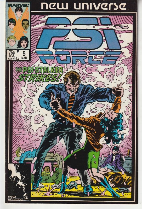 Psi-Force(New Univese) # 5  A Foe to Rival Psi Force !