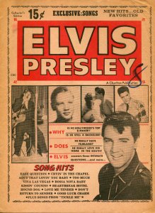 Songs & Stars #7 - Elvis Issue - (Grade 5.5) 1965