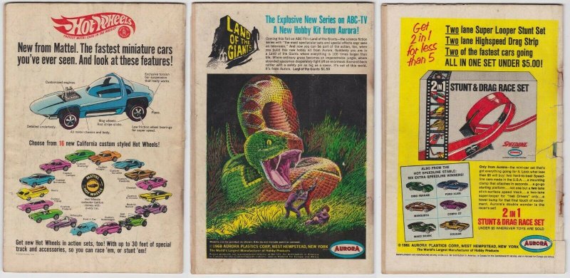 Challengers of the Unknown #63,64,65 - DC Comic Lot of 3 1960s