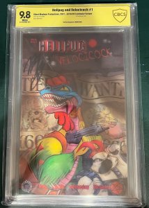 Hellpug and Velocicock #1 2021 Ed Smith Lenticular Graded CBCS 9.8 Silent GB03