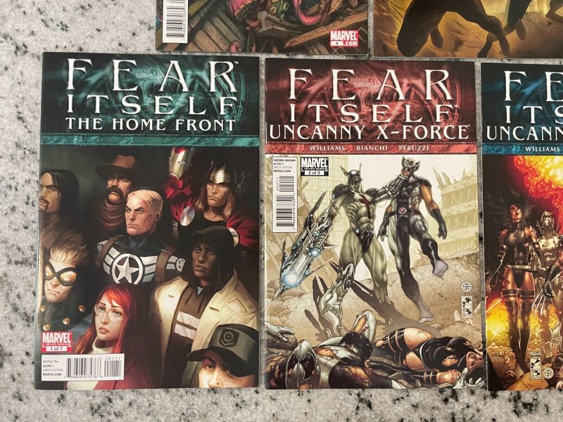 5 Fear Itself Marvel Comics Uncanny X-Force 1 2 + Home Front 1 2 Herc 4 81 J850