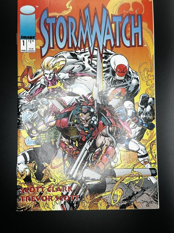 7 90’s Image Comics #1 Issues - Pitt Wildcats Youngblood Storm Watch Wild Star