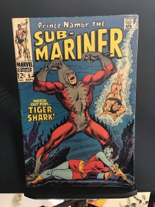 Sub-Mariner #5 (1968) affordable grade 1st tiger shark! VG+ Wow