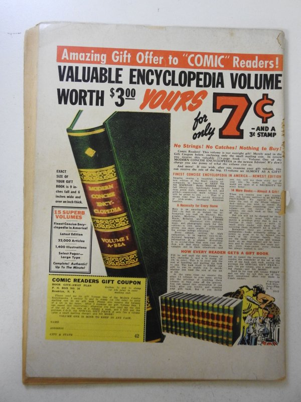 Red Ryder Comics #7 (1942) GD+ Condition 1 1/2 in cumulative spine split