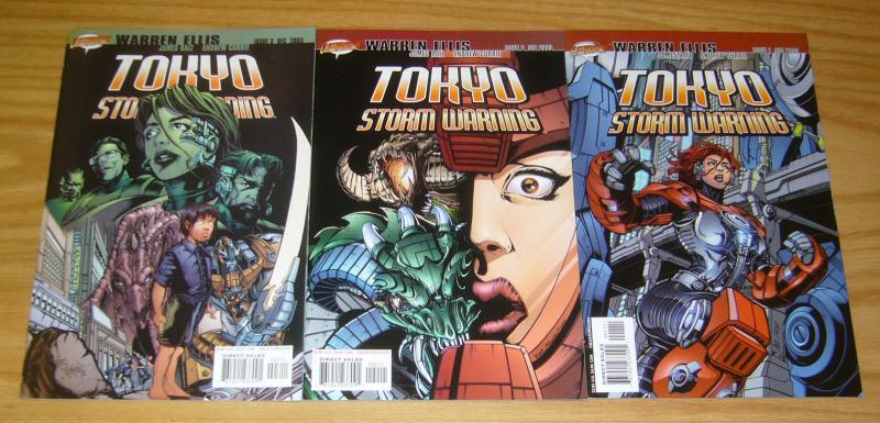 Tokyo Storm Warning #1-3 VF/NM complete series WARREN ELLIS cliffhanger comics 2