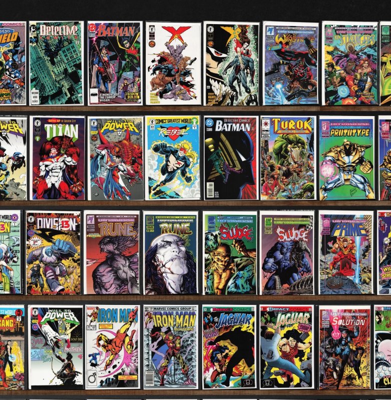 Huge Lot 150+ Comics with Iron Man, Will To Power, Prototype, Prime & More!