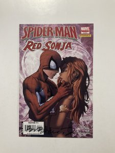 Spider-Man Red Sonja 5 Near Mint Nm Signed Buccellato Marvel Dynamite